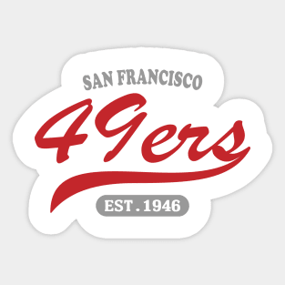 San Francisco 49ers Classic Style Sticker